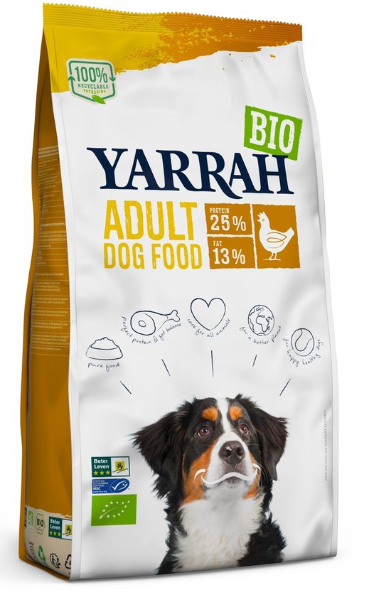 Yarrah Organic dog food, chicken